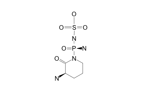 (3R,S-P)-3-AMINO-1-AMINO-(SULFAMINO)-PHOSPHINYL-2-PIPERIDINONE