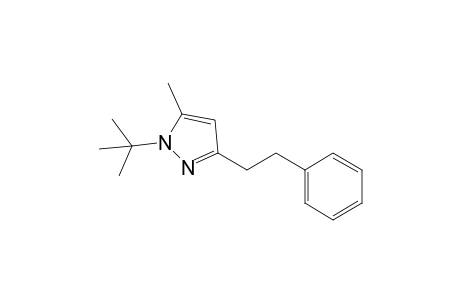 1-Tert-butyl-5-methyl-3-(2-phenylethyl)pyrazole