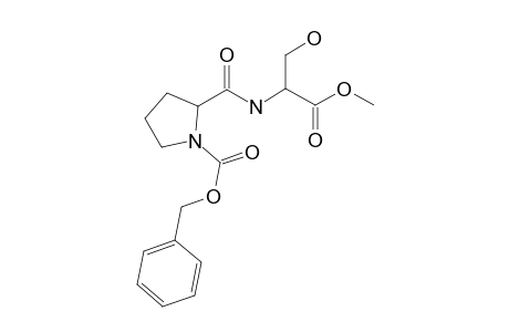 Methyl N-(benzyloxycarbonyl)-1-prolyl-1-serinate