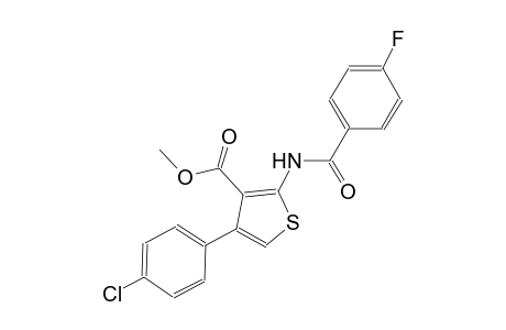 methyl 4-(4-chlorophenyl)-2-[(4-fluorobenzoyl)amino]-3-thiophenecarboxylate