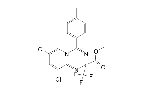 7,9-Dichloro-4-p-tolyl-2-trifluoromethyl-2H-pyrido[1,2-a][1,3,5]triazine-2-carboxylic acid methyl ester