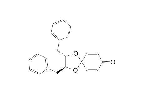 (2S,3S)-2,3-Dibenzyl-1,4-dioxaspiro[4,5]dec-6,9-dien-8-one