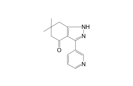 6,6-Dimethyl-3-(3-pyridinyl)-5,7-dihydro-1H-indazol-4-one