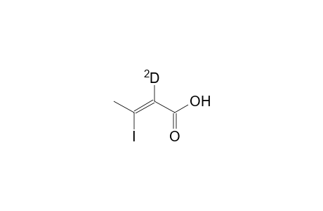 (E)-3-Iodo[2-2H]but-2-enoic acid