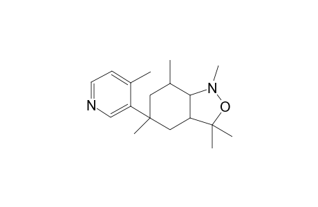 rac-1,3,3,5,7-pentamethyl-5-(4-methylpyridin-3-yl)octahydrobenzo[c]isoxazole