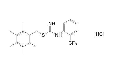 2-(2,3,4,5,6-PENTAMETHYLBENZYL)-2-THIO-3-(alpha,alpha,alpha-TRIFLUORO-o-TOLYL)PSEUDOUREA, MONOHYDROCHLORIDE