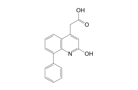 2-hydroxy-8-phenyl-4-quinolineacetic acid