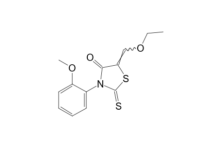 5-(ethoxymethylene)-3-(o-methoxyphenyl)rhodanine