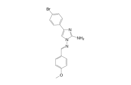 4-(4'-Bromohenyl)-N(1)-[(p-methoxyphenyl)methylene)]-1H-imidazole-1,2-diamine