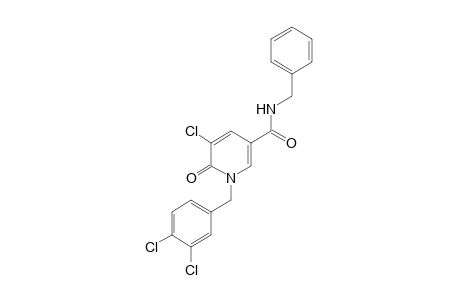 N-BENZYL-5-CHLORO-1-(3,4-DICHLOROBENZYL)-1,6-DIHYDRO-6-OXO-NICOTINAMIDE