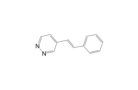 4-[(E)-2-Phenylethenyl]pyridazine