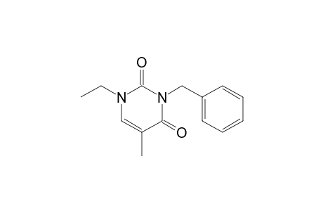 1-Ethyl-5-methyl-3-(phenylmethyl)pyrimidine-2,4-dione