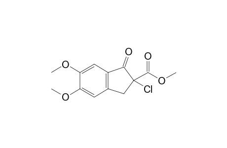 2-Chloro-5,6-dimethoxy-1-oxo-indan-2-carboxylic acid methyl ester