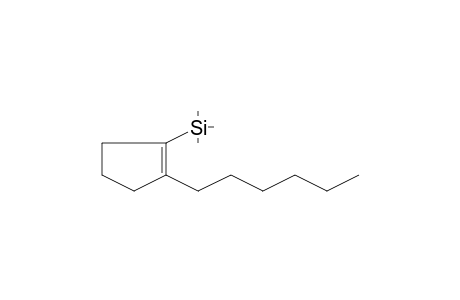 1-Trimethylsilyl-2-hexyl-1-cyclopentene