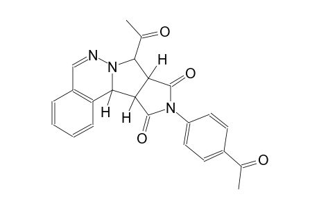 (8S,8aR,11aS,11bS)-8-acetyl-10-(4-acetylphenyl)-11a,11b-dihydro-8H-pyrrolo[3',4':3,4]pyrrolo[2,1-a]phthalazine-9,11(8aH,10H)-dione