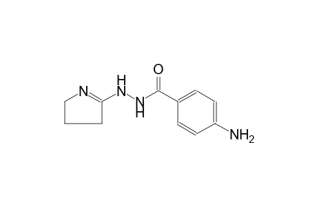 4-amino-N'-(3,4-dihydro-2H-pyrrol-5-yl)benzohydrazide