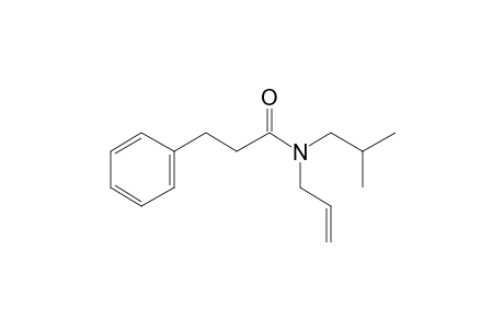 Propionamide, N-allyl-N-isobutyl-3-phenyl-