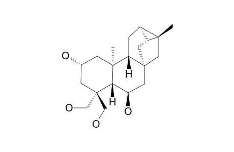 (REL)-2-BETA,6-ALPHA,18,19-ENT-TRACHYLOBANTETRAOL;(REL)-2-ALPHA,6-BETA,18,19-TRACHYLOBANTETRAOL