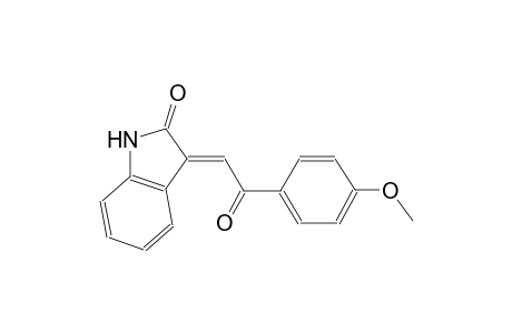 (3E)-3-[2-(4-methoxyphenyl)-2-oxoethylidene]-1,3-dihydro-2H-indol-2-one