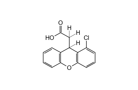 1-chloroxanthene-9-acetic acid