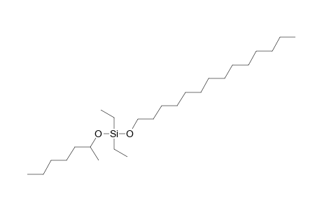 Silane, diethyl(2-heptyloxy)tetradecyloxy-