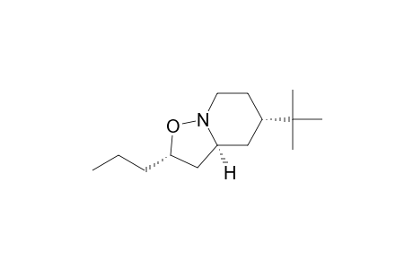 (+/-)-5S*-TERT.-BUTYL-2S*-PROPYL-3AS*-3AH-HEXAHYDROPYRIDO-[1,2-B]-ISOXAZOLE