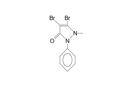 1-METHYL-2-PHENYL-4,5-DIBROMO-PYRAZOL-4-IN-3-ON