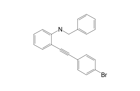 N-Benzyl-2-(4-bromophenylethynyl)aniline