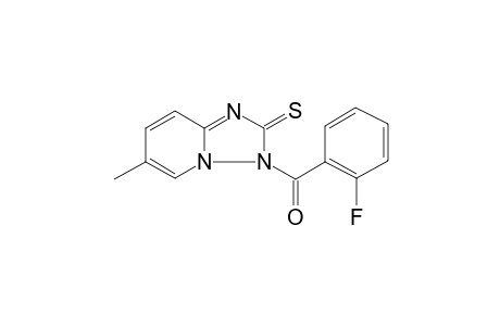 (2-Fluorophenyl)(6-methyl-2-thioxo-2H-[1,2,4]triazolo[1,5-a]pyridin-3-yl)methanone