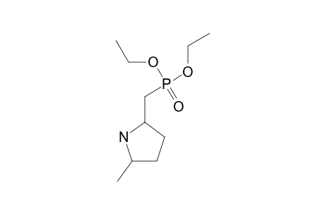 2-[(DIETHYLPHOSPHONO)-METHYL]-5-METHYL-2-PYRROLIDINE