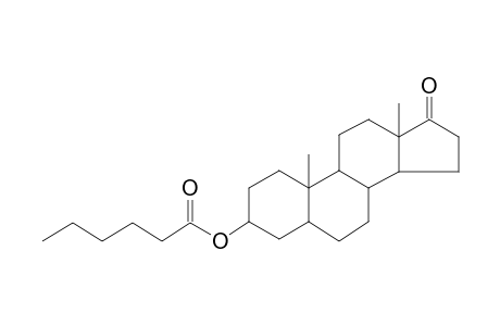 Etiocholan-3.alpha.-ol-17-one, hexanoate