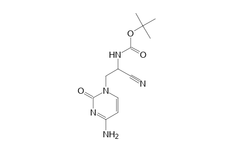 Carbamate, N-[2-(4-amino-2-oxo-1,2-dihydro-1-pyrimidinyl)-1-cyanoethyl]-, (1,1-dimethylethyl)ester