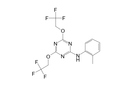 [4,6-Bis-(2,2,2-trifluoro-ethoxy)-[1,3,5]triazin-2-yl]-O-tolyl-amine