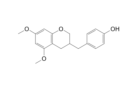 3-(HYDROXYBENZYL)-5,7-DIMETHOXYCHROMAN