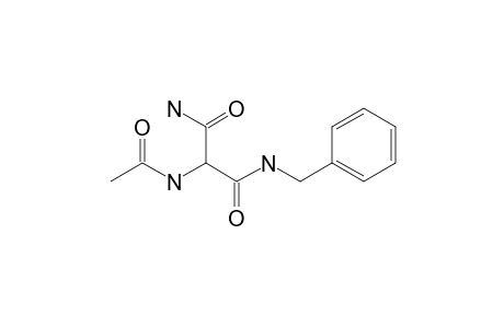 2-Acetamido-N'-(phenylmethyl)propanediamide