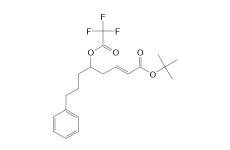 (+/-)-TERT.-BUTYL-(2E)-8-PHENYL-5-[(TRIFLUOROACETYL)-OXY]-OCT-2-ENOATE