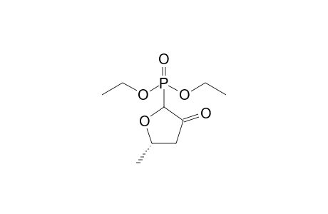 (5S)-2-diethoxyphosphoryl-5-methyl-3-oxolanone