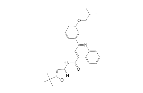 N-(5-tert-butyl-3-isoxazolyl)-2-(3-isobutoxyphenyl)-4-quinolinecarboxamide