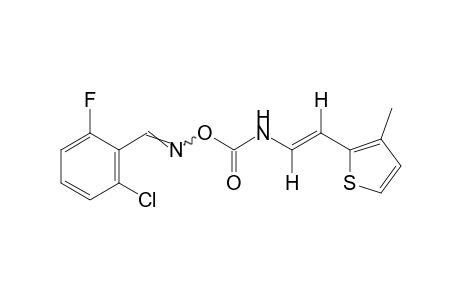 trans-2-chloro-6-fluorobenzaldehyde, O-{[2-(3-methyl-2-thienyl)vinyl]carbamoyl}oxime