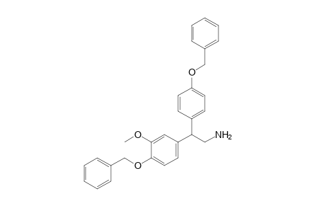 2-(3-Methoxy-4-phenylmethoxy-phenyl)-2-(4-phenylmethoxyphenyl)ethanamine
