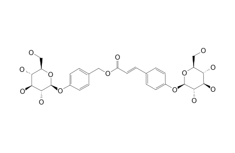 SHANCIGUSIN-I;4,4'-DI-O-BETA-D-GLUCOPYRANOSYL-BENZYL-CINNAMATE