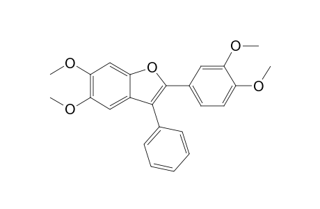 2-(3,4-DIMETHOXYPHENYL)-5,6-DIMETHOXY-3-PHENYLBENZO-[B]-FURAN