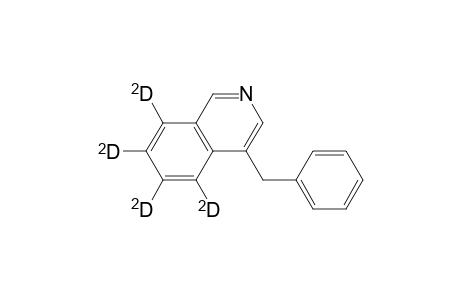 4-Benzyl-5,6,7,8-tetradeuteroisoquinoline