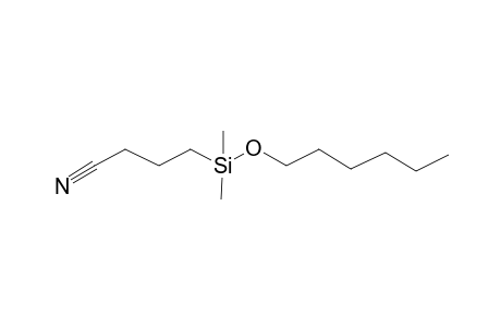 1-(3-Cyanopropyl)dimethylsilyloxyhexane