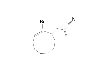 (E)-2-((2-bromo-2-cyclononenyl)methyl)acrylonitrile