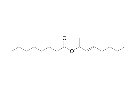 Octanoic acid, oct-3-en-2-yl ester