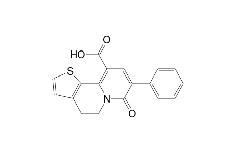 4,5-Dihydro-7-oxo-8-phenyl-7H-thieno[2,3-a]quinolizine-10-carboxylic Acid