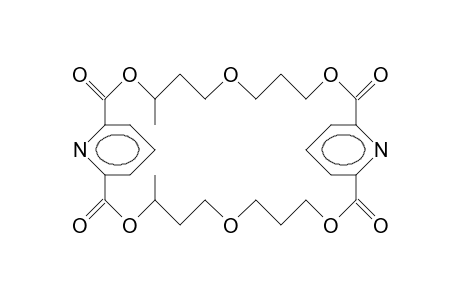 14,28-DIAZA-4,24-DIMETHYL-3,7,11,17,21,25-HEXAOXATRICYCLO-[25.3.1.3(13,15)]-TETRACONTA-1(31),13(32),14,27,29,33-HEXAENE-2,12,16,26-TETRONE