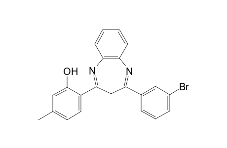 2-[4-(3-bromo-phenyl)-3H-benzo[b][1,4]diazepin-2-yl]-5-methyl-phenol