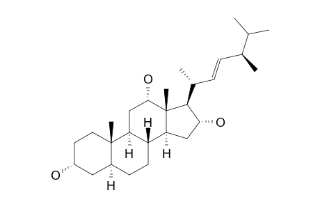 3-ALPHA,12-ALPHA,16-ALPHA-TRIHYDROXY-24-R-METHYLCHOLEST-22-E-ENE